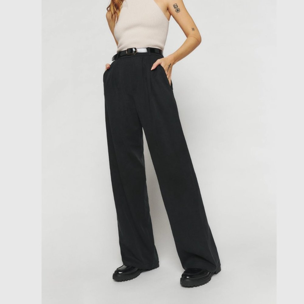 Reformation Mason Pant in grey ✨ New 🎀 ✂🏷️